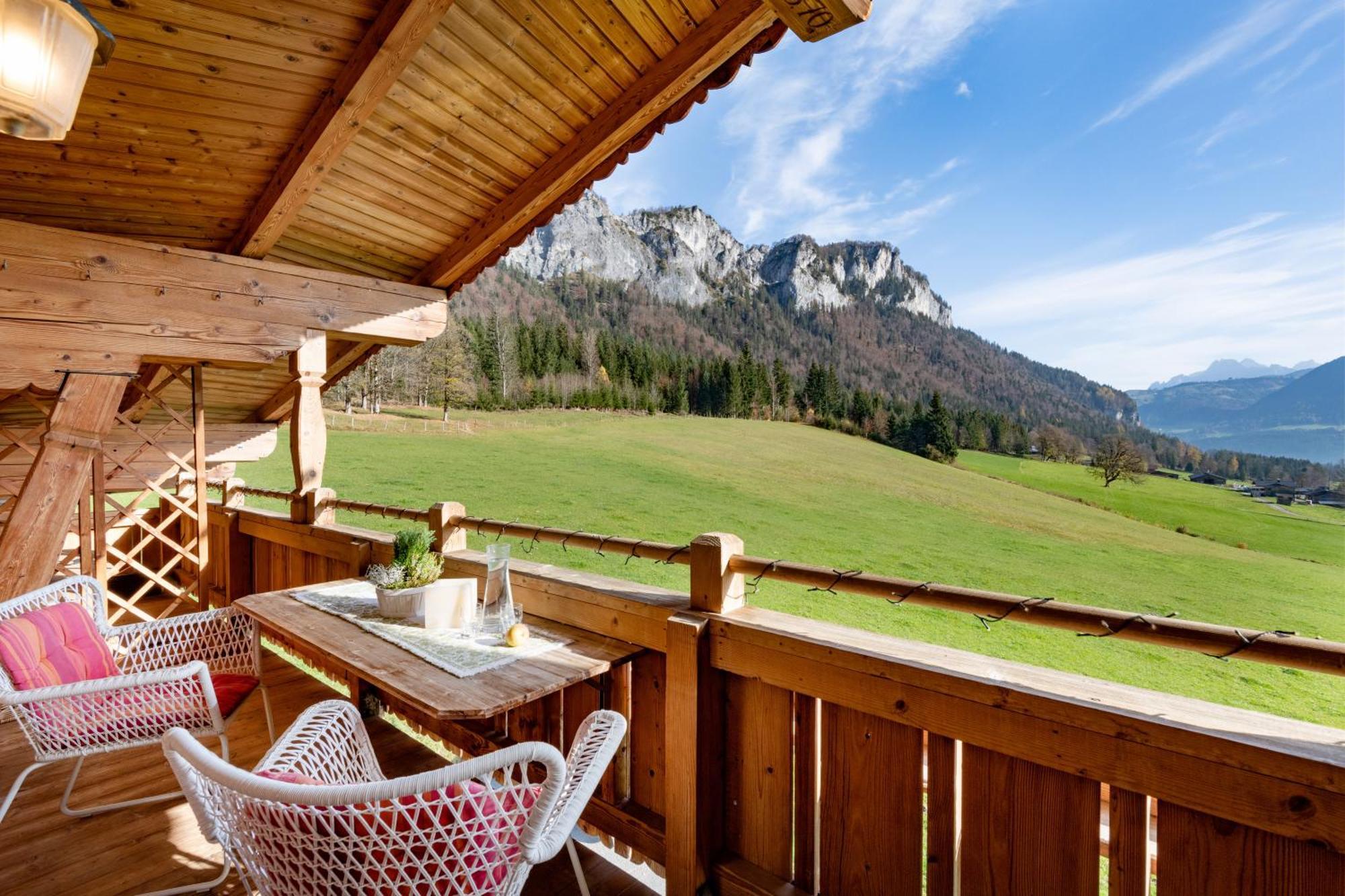 Ferienwohnung Maurerhof Sankt Johann in Tirol Exteriör bild